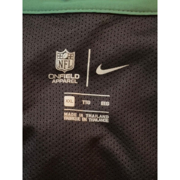 New York Jets NFL Nike On Field Coaches 1/4 Zip Short Sleeve Jacket 2XL NWOT
