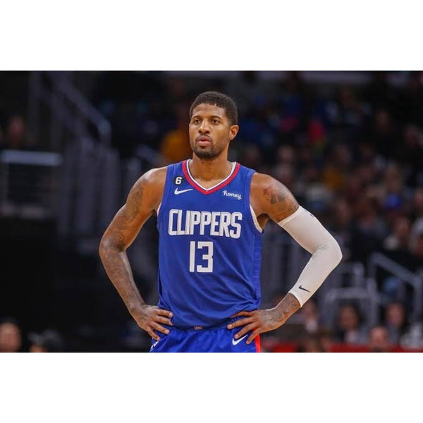 Paul George Signed Wilson NBA LA Clippers Game Ball Basketball COA Auto PG13