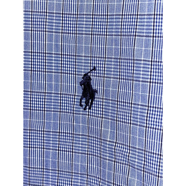 Polo Ralph Lauren Blake Shirt XL Button Down Check 2 Ply Cotton Vintage