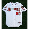 Washington Nationals 2008 Ismael Ramirez Game Worn Jersey Inaugural Season Sz 48