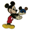 Disney Mickey Mouse Holding Mickey Silver Ears Hat 2009 Trading Pin #67009