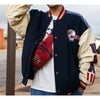 Steve and Barry’s USA Eagle Varsity Jacket Bomber Size XL EUC Vintage Y2K Wool