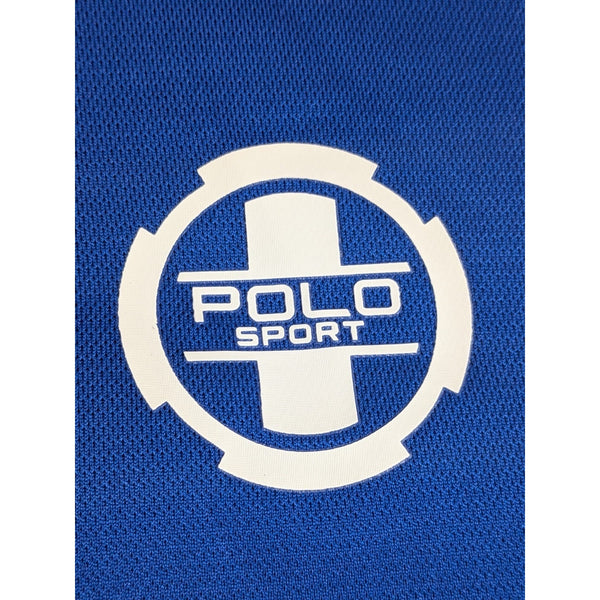 Polo Sport Ralph Lauren 1/4 Zip Pullover Jacket Mens L Blue Performance Shirt
