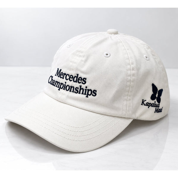 Mercedes Championships Kapalua Maui Golf Hat Imperial Strapback White Vintage