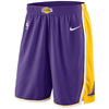 Los Angeles Lakers NBA Player Issued Nike Swingman Shorts Icon Edition 2XL +2 46