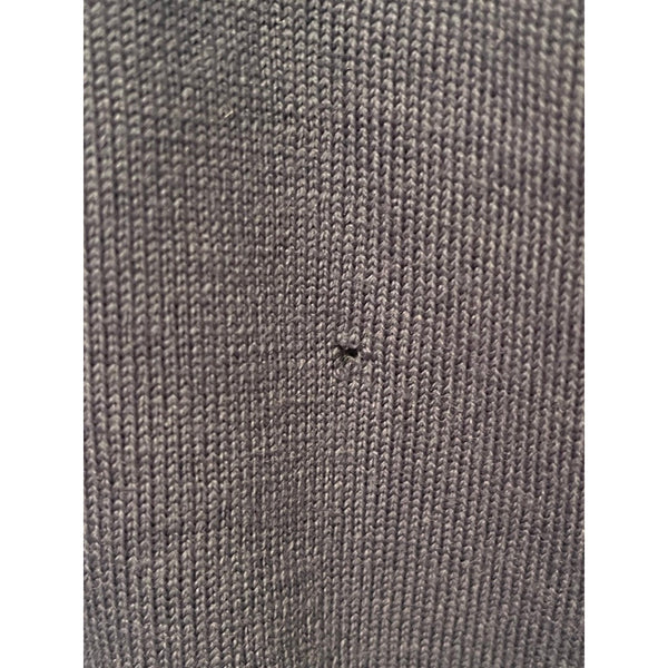 Charles Tyrwhitt Merino Wool 1/4 Zip Sweater Mens Large Blue Lightweight (Flaw)