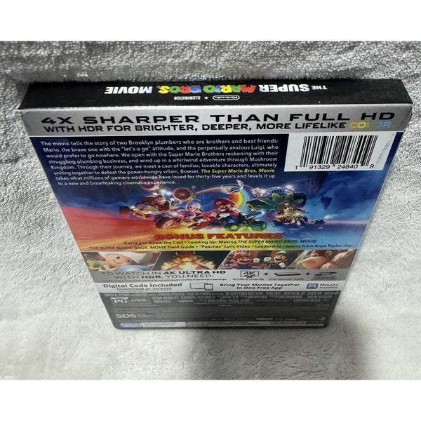 The Super Mario Bros Movie - 4K Ultra HD + Blu-ray + Digital Code SteelBook