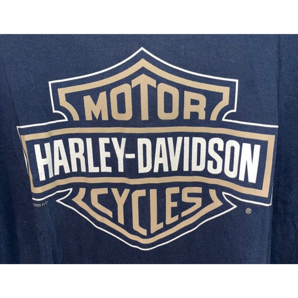 Harley Davidson Olathe Kansas 2XL Rare Biker Ladies Long Sleeve T Shirt