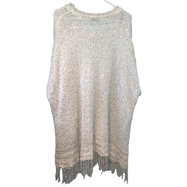 Anthropologie Do Everything in Love Poncho Sweater One Size NWOT