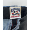 Cincinnati Reds American Needle Cooperstown Denim Plaid Strapback Hat OSFA MLB