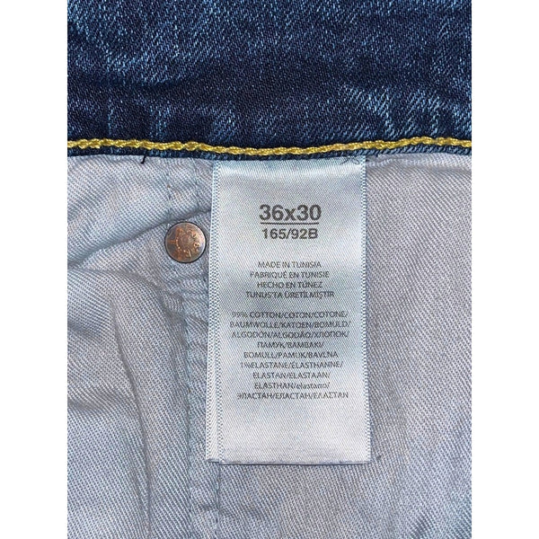 Polo Ralph Lauren Sullivan Slim Stretch Jeans Mens 36x30 Blue Medium Wash