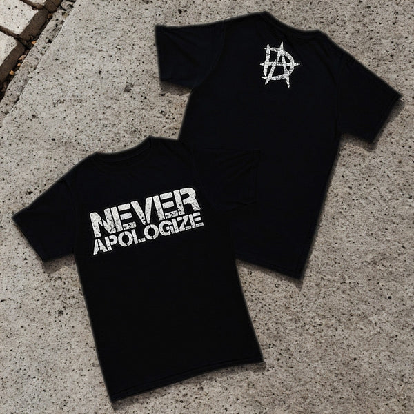 WWE Dean Ambrose Never Apologize T-Shirt XL Black Shield Jon Moxley AEW
