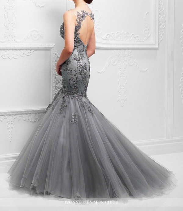 IVONNE D FÜR MON CHERI 117D74 Zinngrau Gr. 16 (Beispiel)