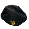 PITTSBURGH STEELERS New Era 59Fifty Gorra/Sombrero Ajustado Talla 7 1/2 Negro