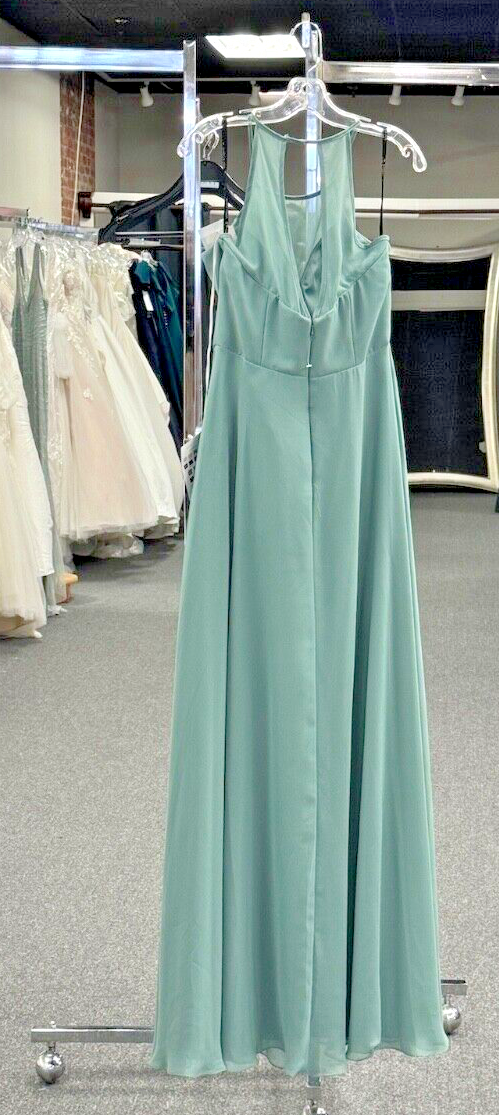 Vestido de dama de honor moderno Sorella Vita 9292 Paneles transparentes Sz. 12 (MUESTRA)