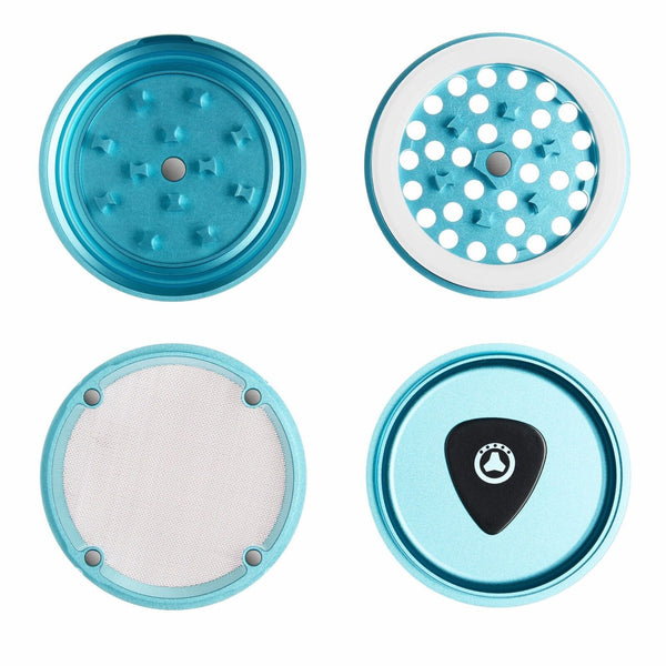 Tobacco / Herb Grinder by Bear Luxury Completely Frictionless Turquoise NEW