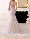 Stella York 6600 Vestido de Novia Sirena con Escote Halter Talla 16 (MUESTRA)
