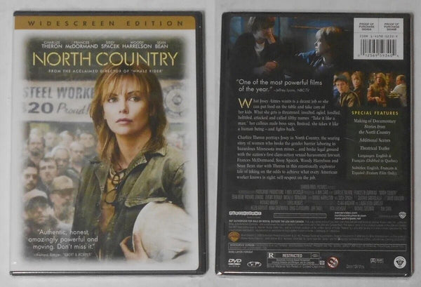 North Country (DVD, 2006) Charlize Theron, Woody Harrelson Gran condición