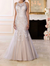 Stella York 6600 Vestido de Novia Sirena con Escote Halter Talla 16 (MUESTRA)