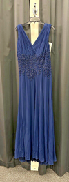 MGNY Madeline Gardner für NY by Mori Lee Kleid 72414 Marineblau Gr. 16 (Beispiel)
