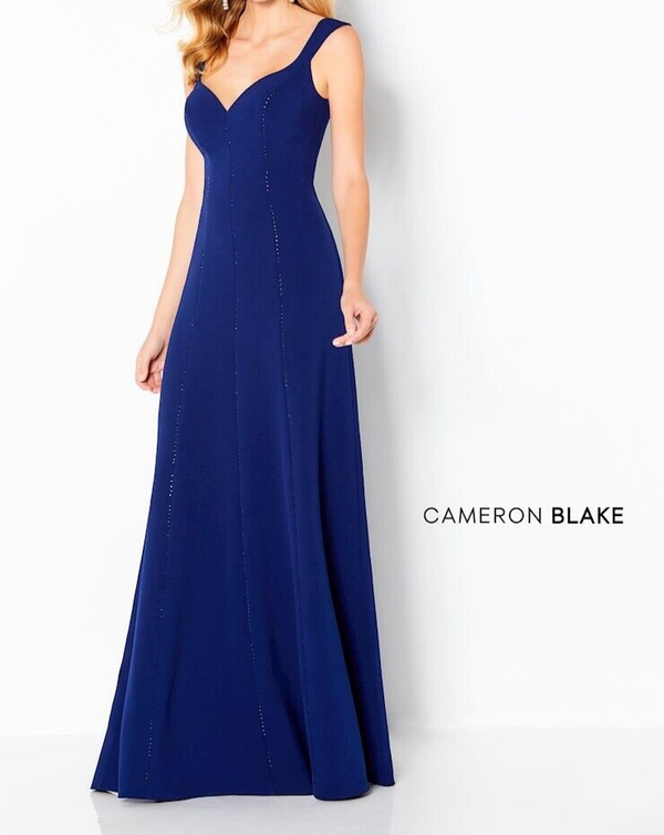 Cameron Blake Mother of the Bride 220642 Sleeveless Beaded Sz. 16 (SAMPLE)