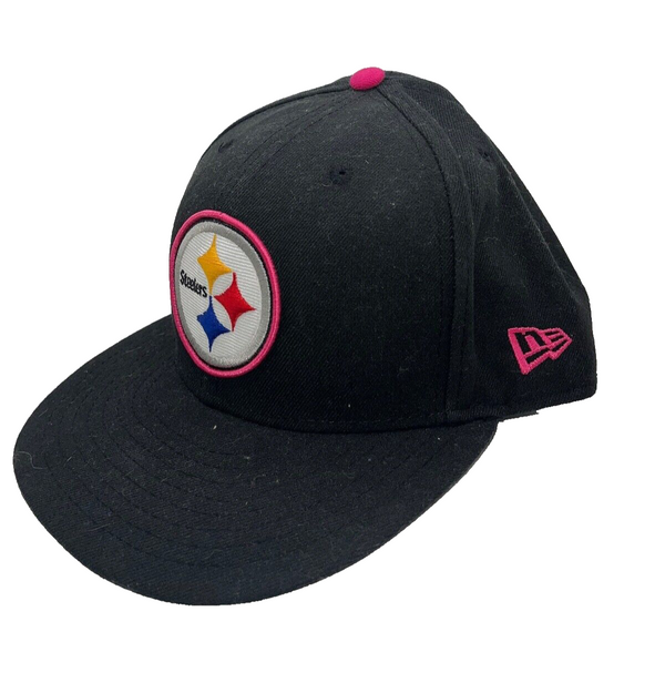 Pittsburgh Steelers NFL Hat Cap New Era Breast Cancer Awareness Sz. 7 1/2
