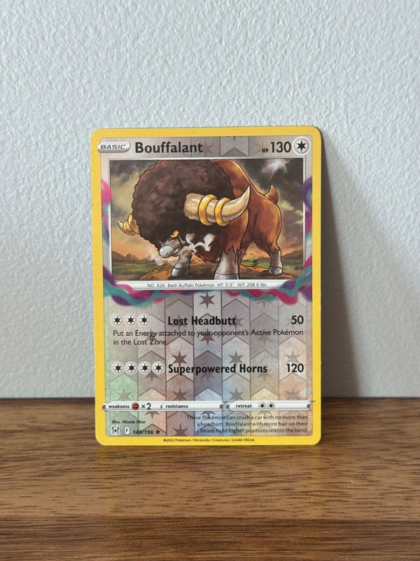 Pokémon TCG Bouffalant 148/196 LOST ORIGINS REVERSE HOLO PACK FRISCH
