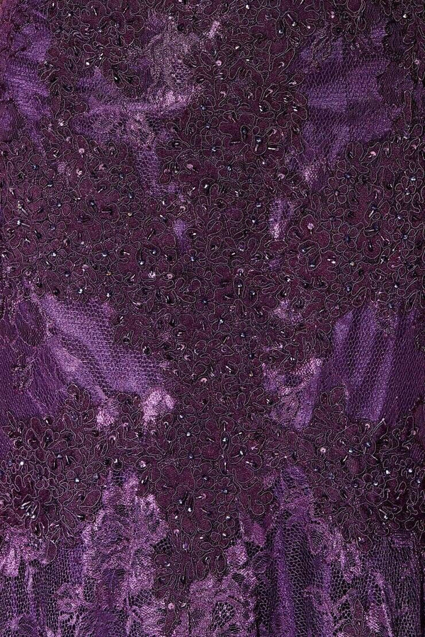 Ivonne D Exclusivamente para Mon Cheri 215D08 Vestido sin mangas con cuello en V Talla. 16 MUESTRA