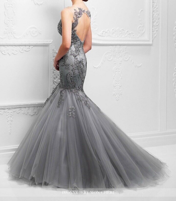 IVONNE D FÜR MON CHERI 117D74 Zinngrau Gr. 16 (Beispiel)