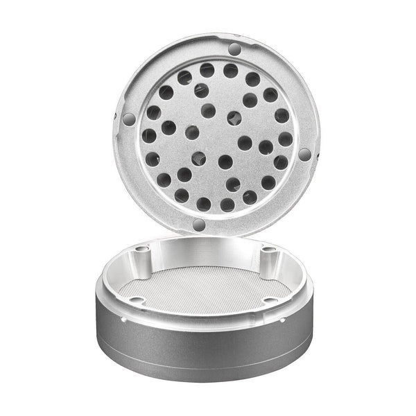 Tobacco / Herb Grinder by Bear Luxury Completely Frictionless Silver NEW