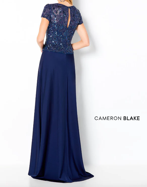 Cameron Blake Madre de la novia 220650 Manga casquillo Línea A Talla. 16 (MUESTRA)