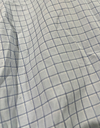 David Donahue Dobby Fine Check Dress Shirt Herren 15,5 34-35 Blau Langarm