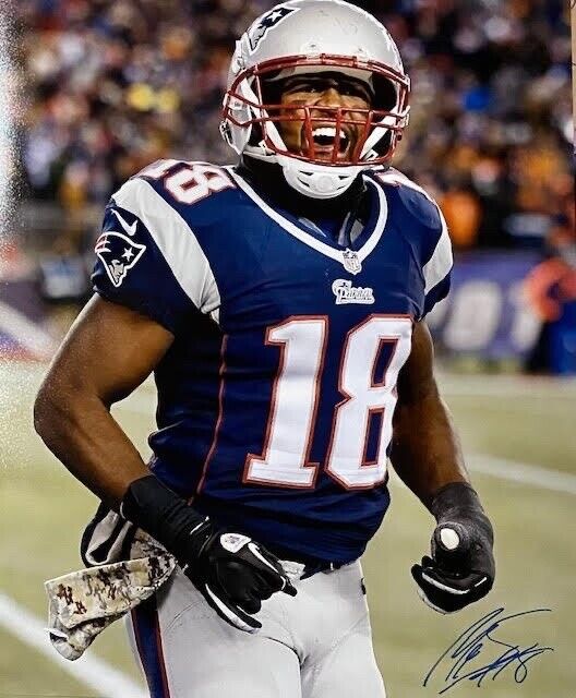 Matthew Slater Signed Auto 16x20 Photo Patriots COA Vertical 2
