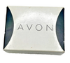 Avon Open Work Teardrop Earrings - Silvertone