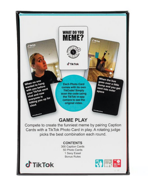 Was erinnerst du? Kartenspiel der TikTok-Edition