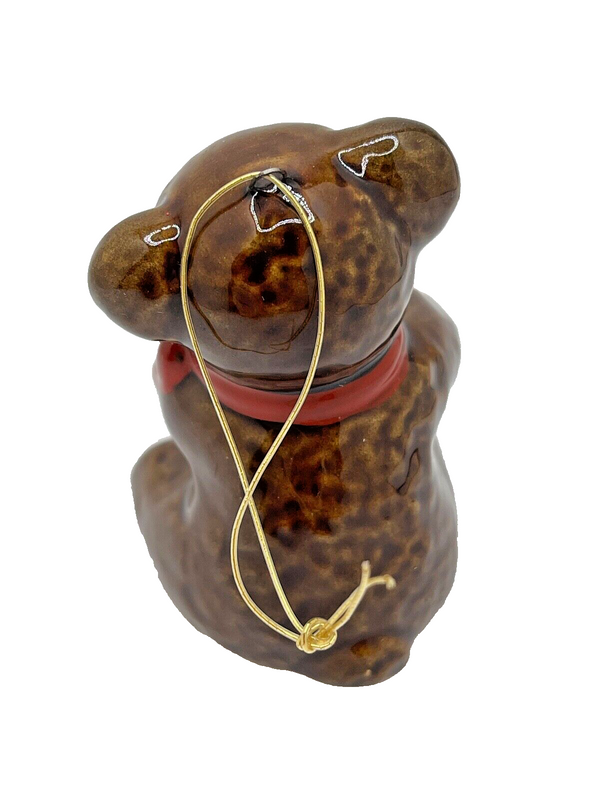 Keramik Teddybär Geschenk Weihnachtsschmuck Vintage Japan