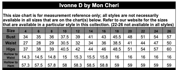 Ivonne D Exclusivamente para Mon Cheri 215D08 Vestido sin mangas con cuello en V Talla. 16 MUESTRA