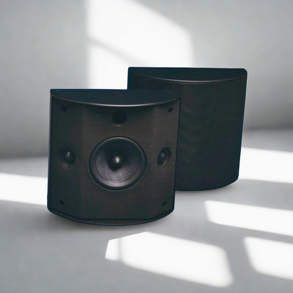 Artison P-LRS Portrait Home Theater On Wall Surround Speakers Pair In Black