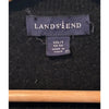 Lands' End Mens 100% Cashmere V-Neck Sweater Black 2XL Tall