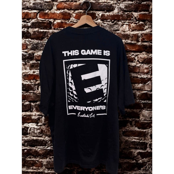 Eastside Golf Everyone's Game T-Shirt Mens 2XL Black Graphic Tee NWT Streetwear