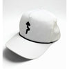 WEDU White FNS Rope Cap Lance Armstrong Signed Founder & Bicycle Legend RARE