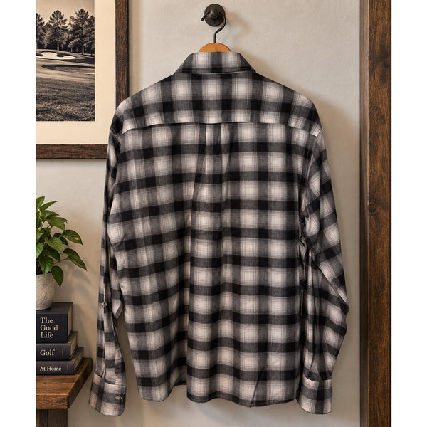 Peter Millar Autumn Soft Gale Plaid Shirt Men's L Cotton MF22W15USL NWOT