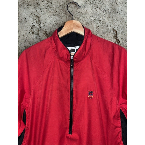 Montclair Golf Club FootJoy DryJoys HydroLite X Rain Shirt Jacket Mens M Red