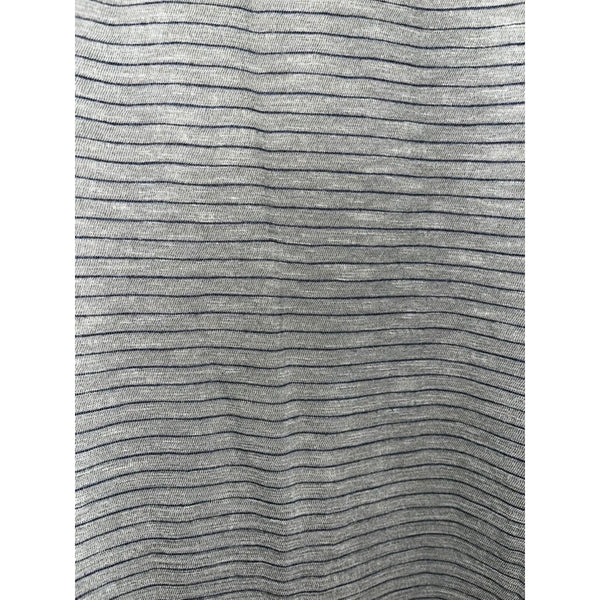 Marine Layer T-Shirt M/L Olive Green Navy Stripe Signature Pocket Style 15101
