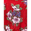 Banana Republic Safari Travel Hawaiian Shirt Floral Rayon Red Sz. Small Vintage