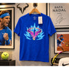 Rafa Nadal Nike Tennis Dri-FIT Graphic T-Shirt Men's Small Royal Blue Rare NWT