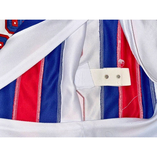 New York Rangers Mats Zuccarello Zucc Reebok CCM NHL Jersey Fight Strap Size 52