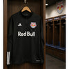 New York Red Bulls Team Issued Adidas AEROREADY 1/4 Zip Training Top L Black