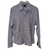 UNTUCKit Mens L Blue Check Button Up Shirt Long Sleeve Casual Spring 2017