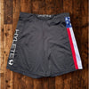 HYLETE Performance Training Shorts XL USA Flag Compression Athletic Gym CrossFit